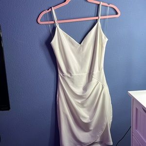White mini dress